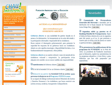 Tablet Screenshot of chauindiferencia.org.ar